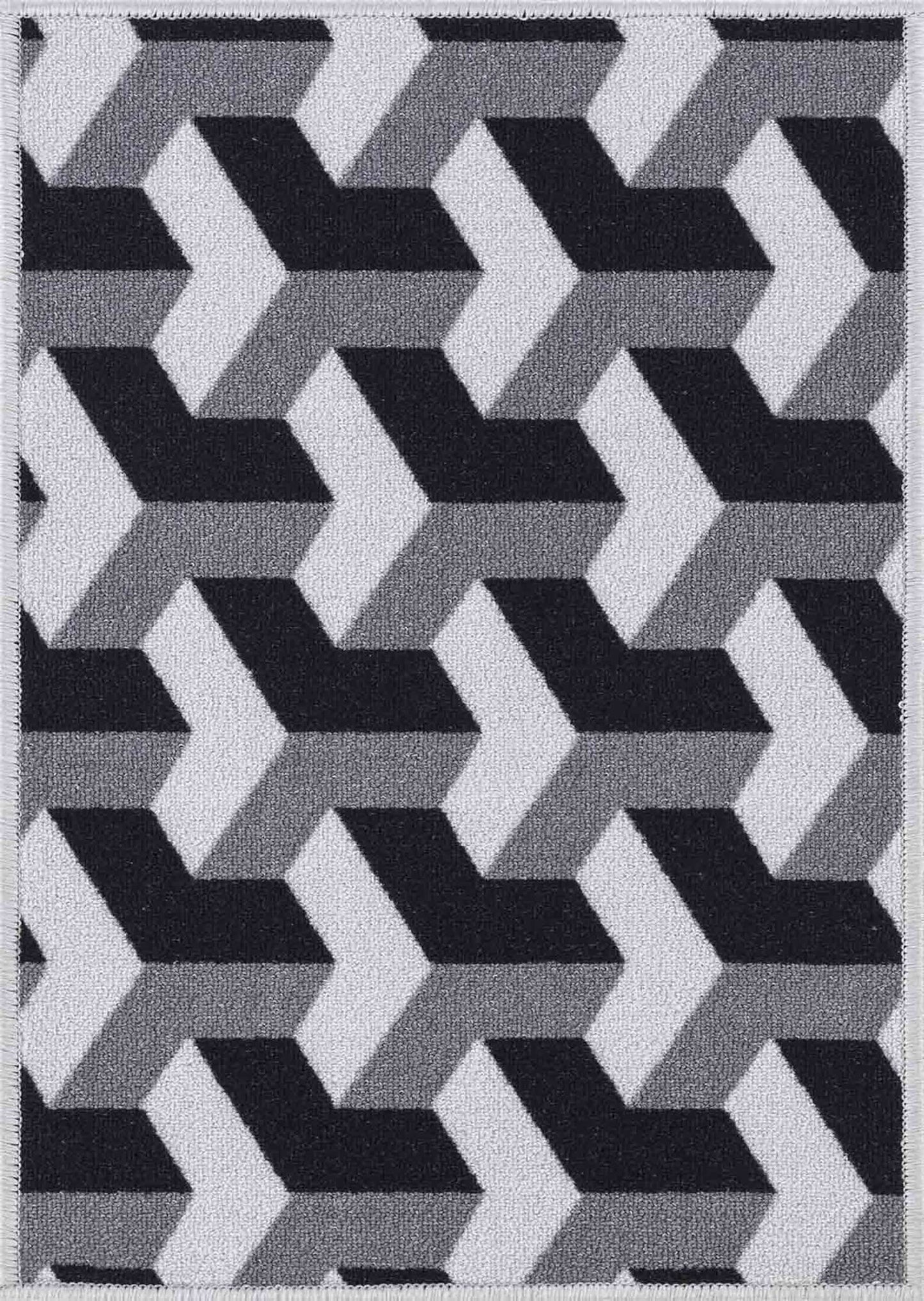 Havana Geo Door Mat - Grey