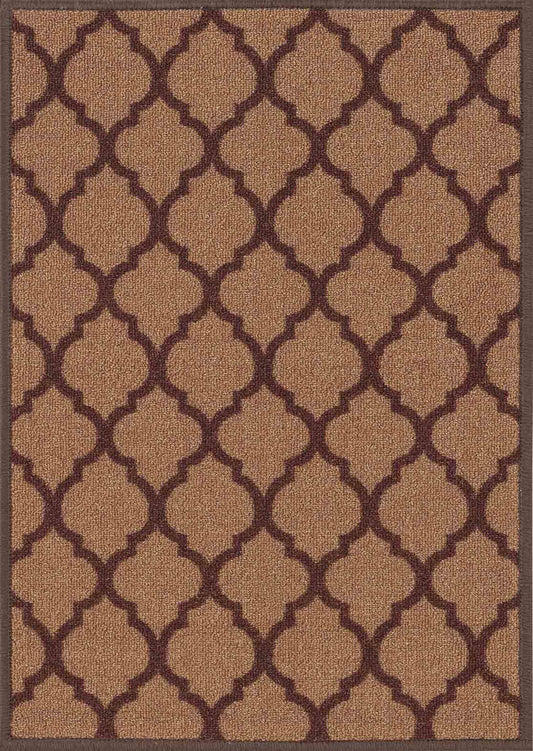 Havana Trellis Door Mat - Beige