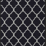 Havana Trellis Door Mat - Black