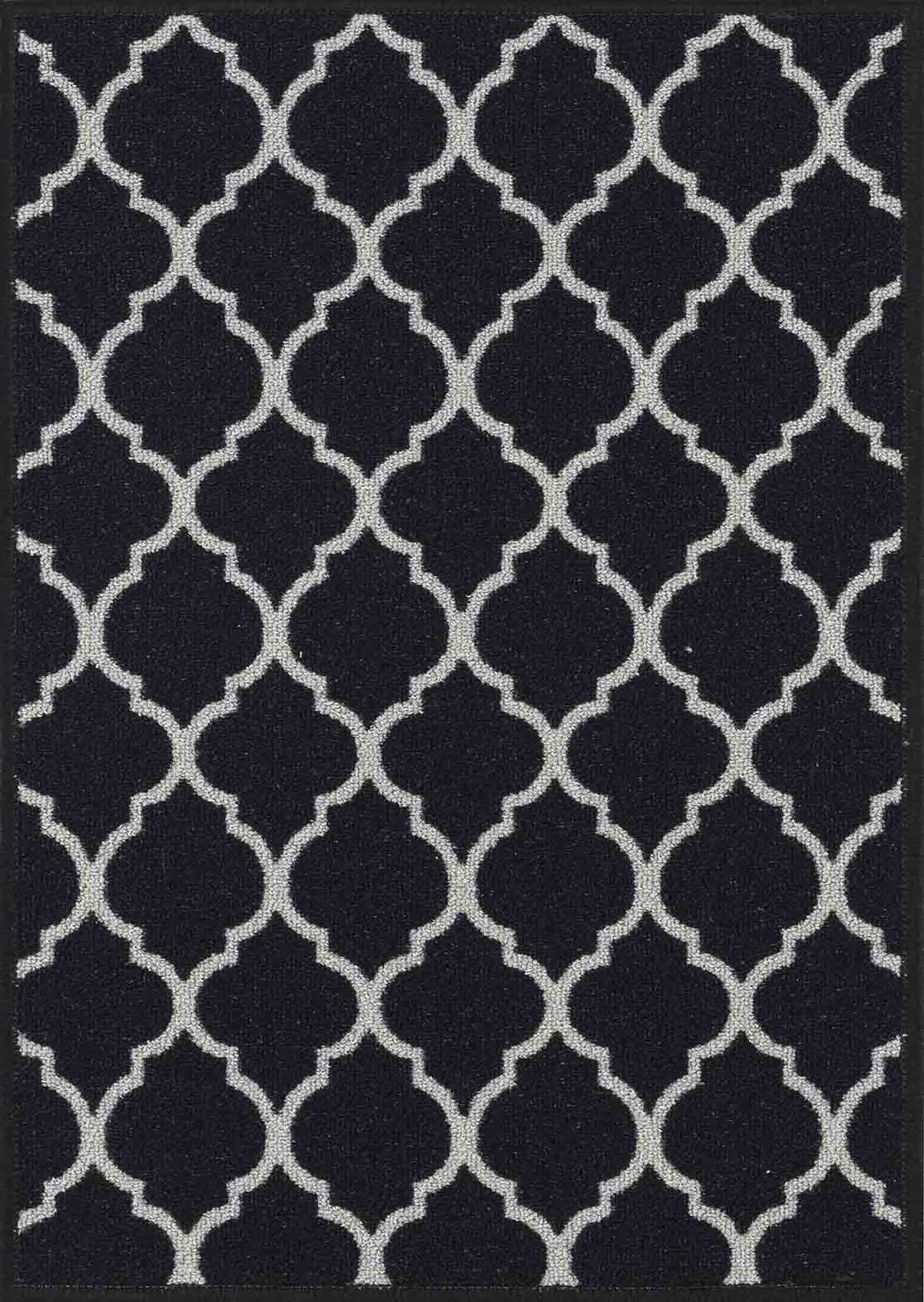 Havana Trellis Door Mat - Black