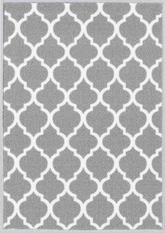 Havana Trellis Door Mat - Grey