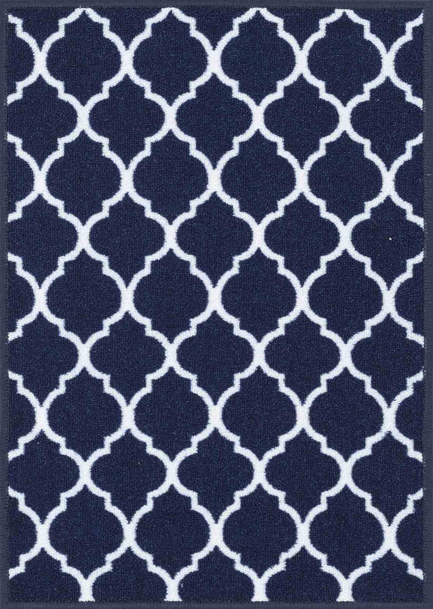Havana Trellis Door Mat - Navy