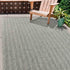 Harper Herringbone Outdoor Rug - Dark Grey