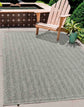 Harper Herringbone Outdoor Rug - Dark Grey