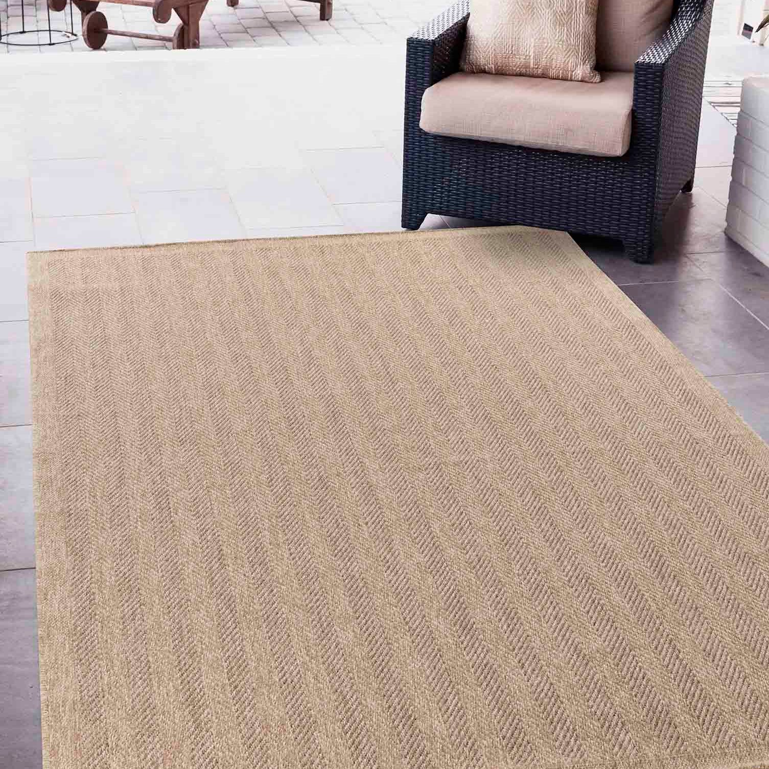 Harper Herringbone Outdoor Rugs - Small