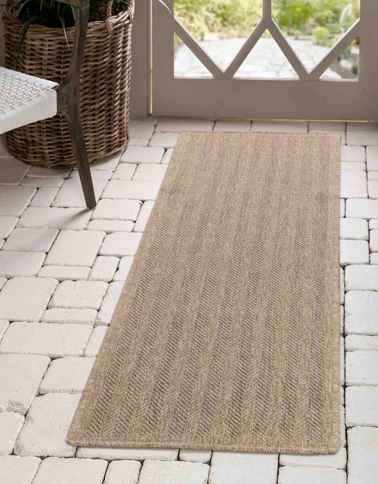 Harper Outdoor Herringbone Runners - 60x220 cm