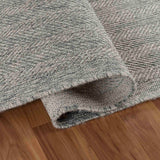 Harper Herringbone Outdoor Rug - Silver