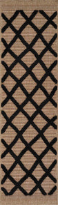 Harper Aztec Rug - Black