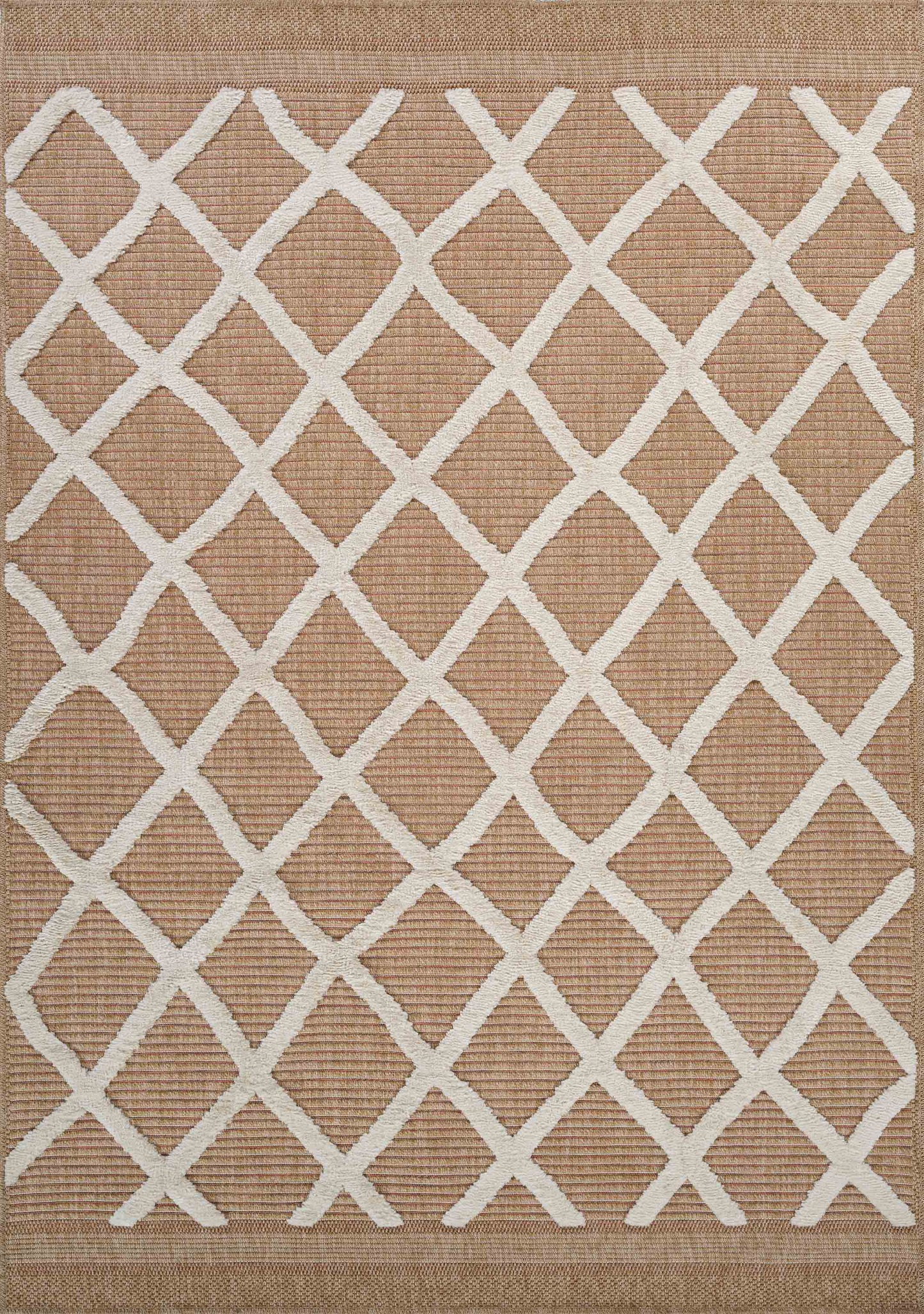 Harper Aztec Rug - Cream