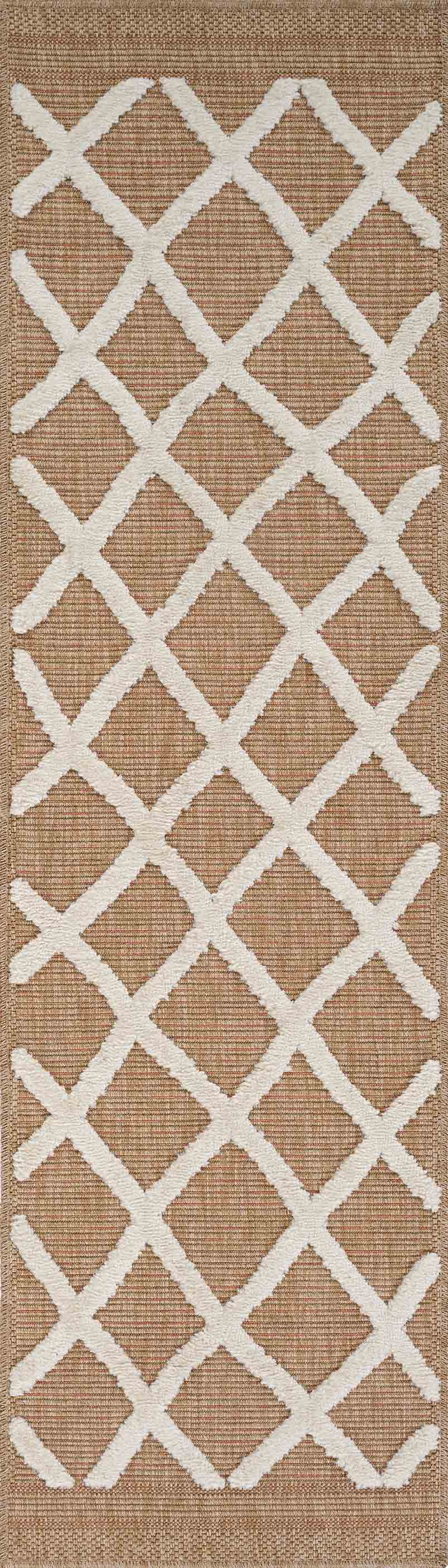 Harper Aztec Rug - Cream