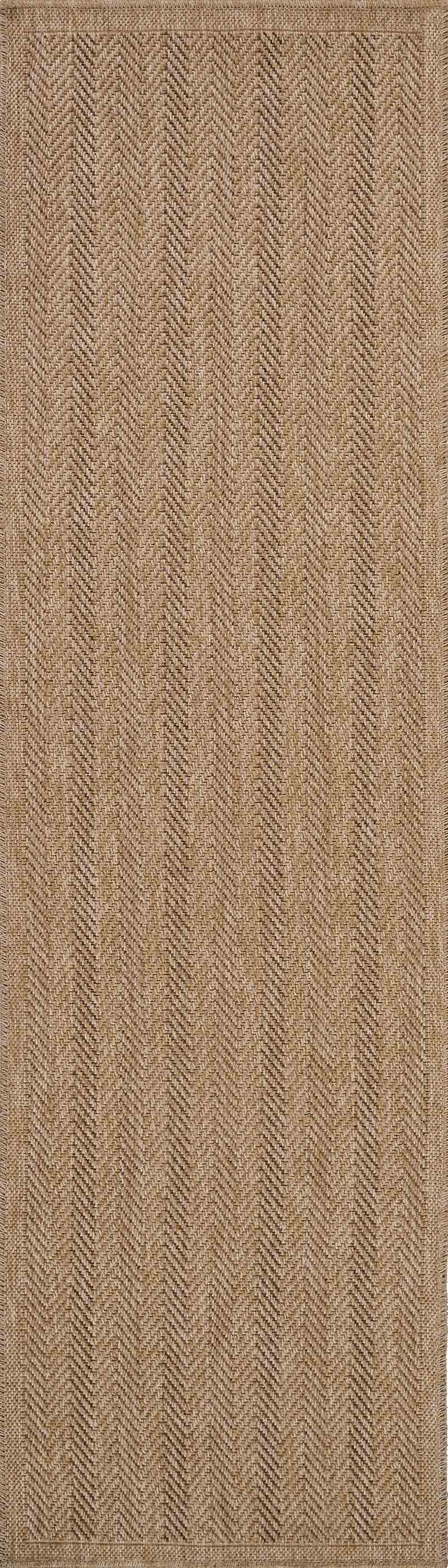 Harper Herringbone Outdoor Rug - Jute