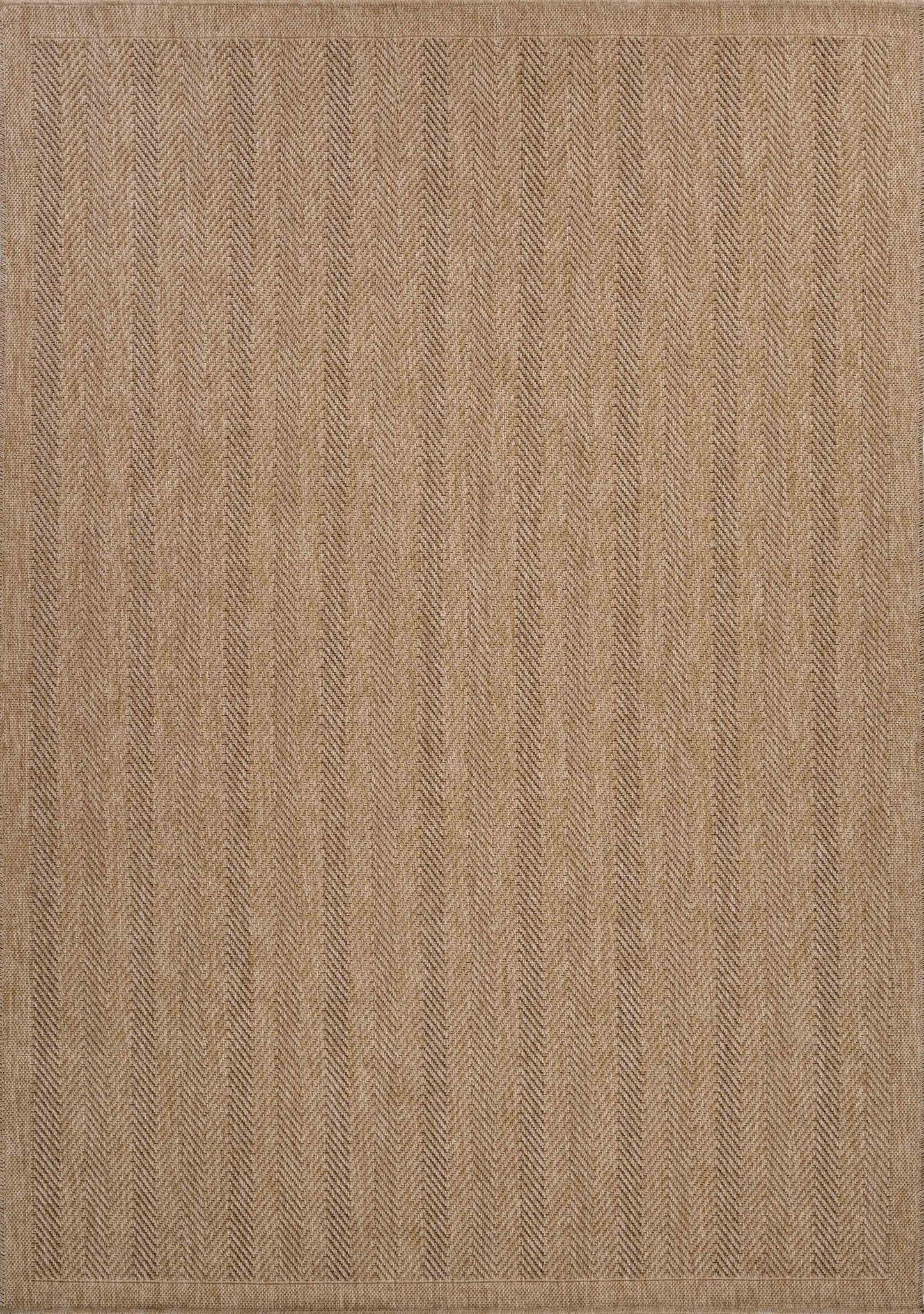 Harper Herringbone geometric rug, flat portrait view