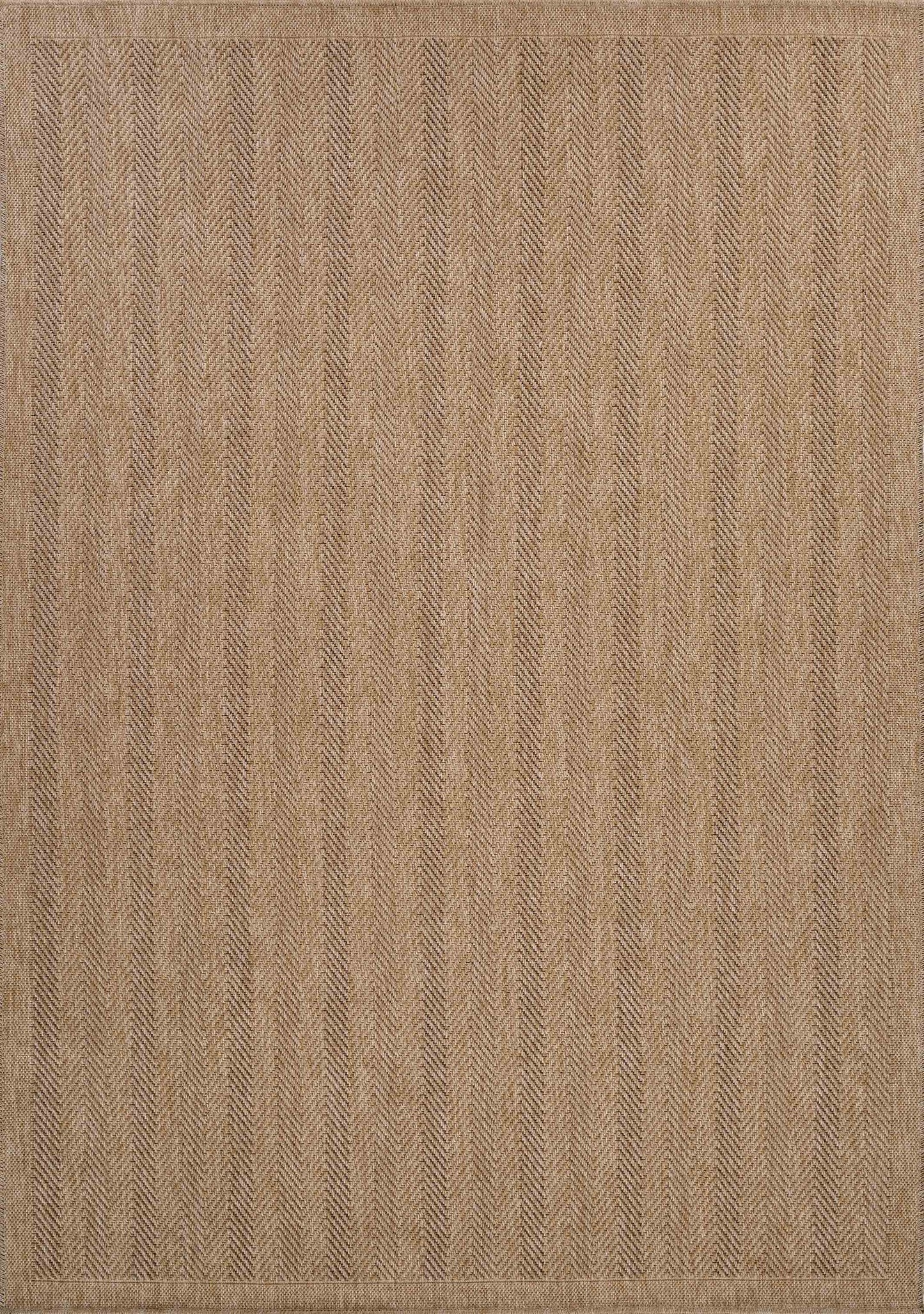 Harper Herringbone Outdoor Rug - Jute
