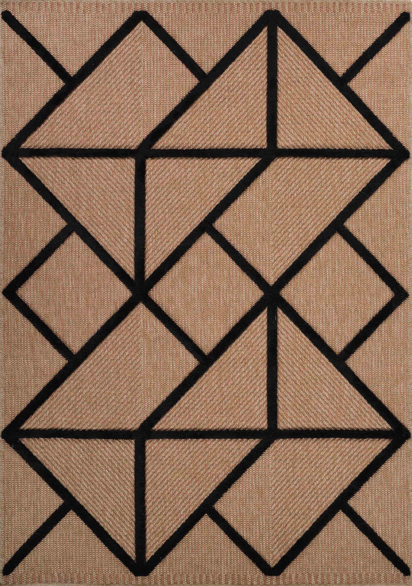 Harper Prism Rug - Black