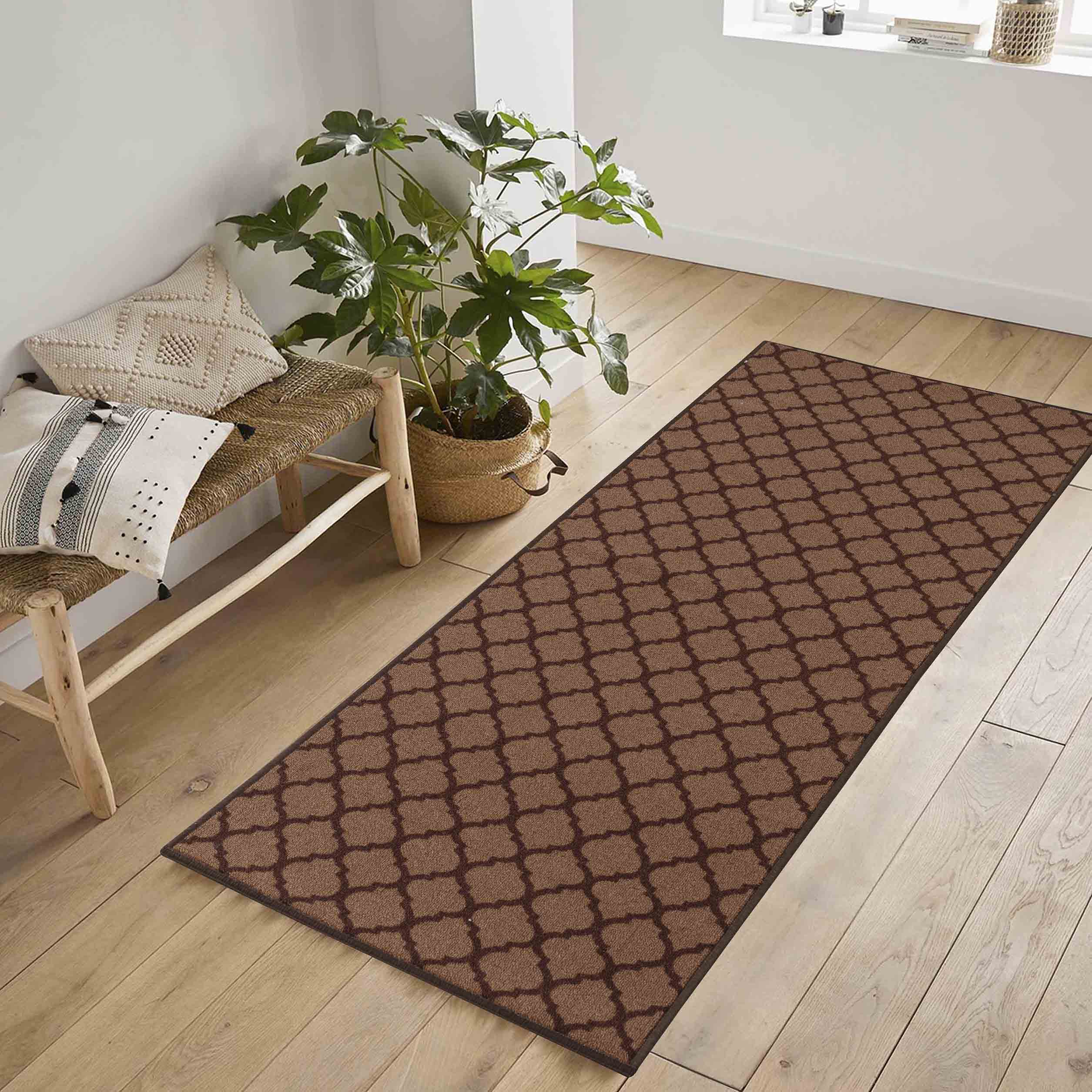 Havana Trellis Door Mat - Beige