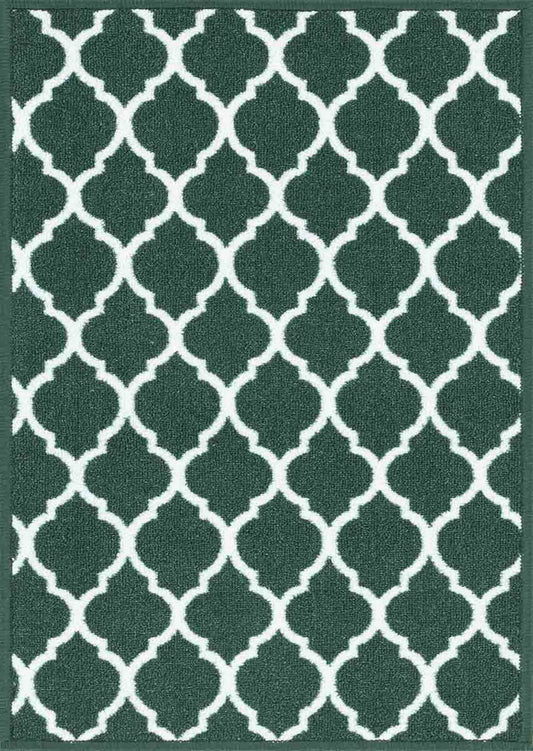 Havana Trellis Door Mat - Emerald