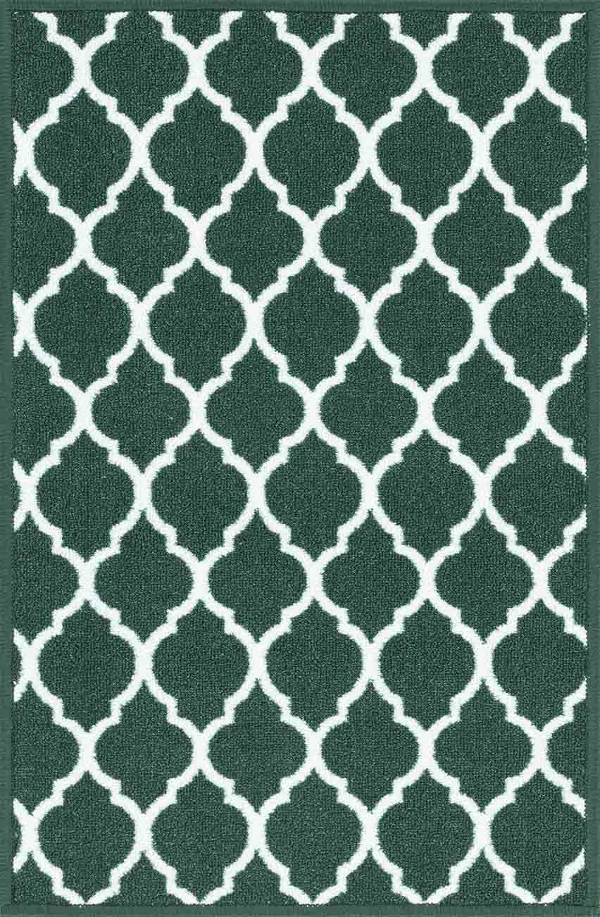 Havana Trellis Door Mat - Emerald
