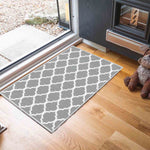 Havana Trellis Door Mat - Grey