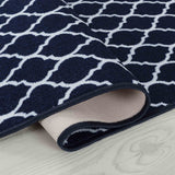 Havana Trellis Door Mat - Navy