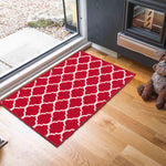 Havana Trellis Door Mat - Red