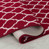 Havana Trellis Door Mat - Red