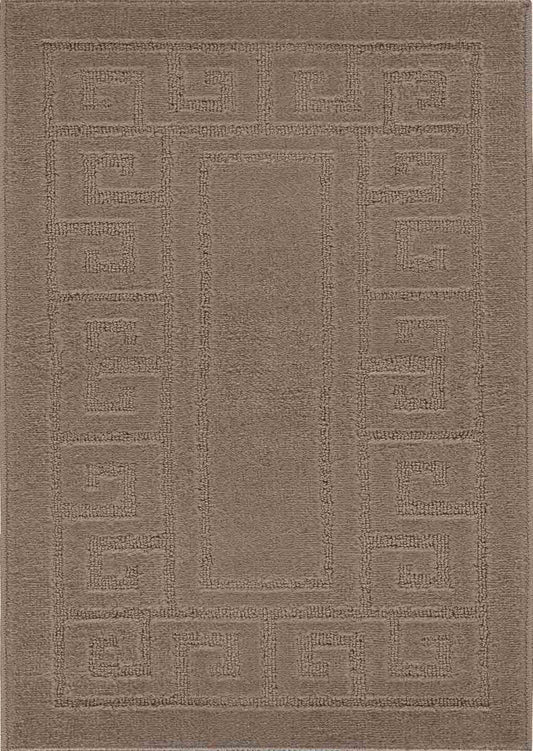 IVY Greek Key Door Mat - Beige