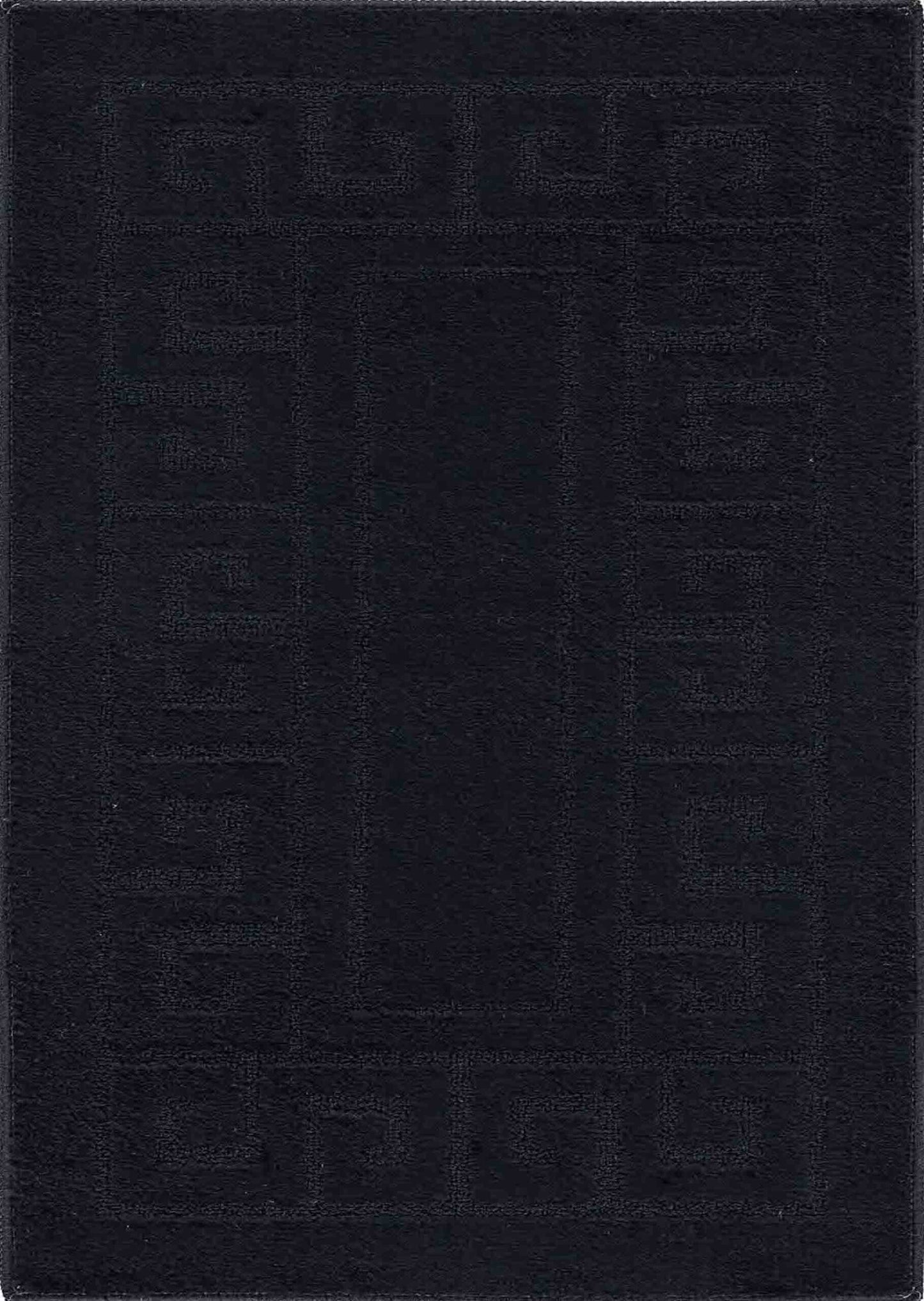 IVY Greek Key Door Mat - Black