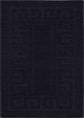 Ivy Minimalist Non-Slip Mat - Greek Key Silver