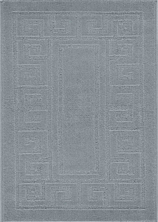 IVY Greek Key Door Mat - Dark Grey