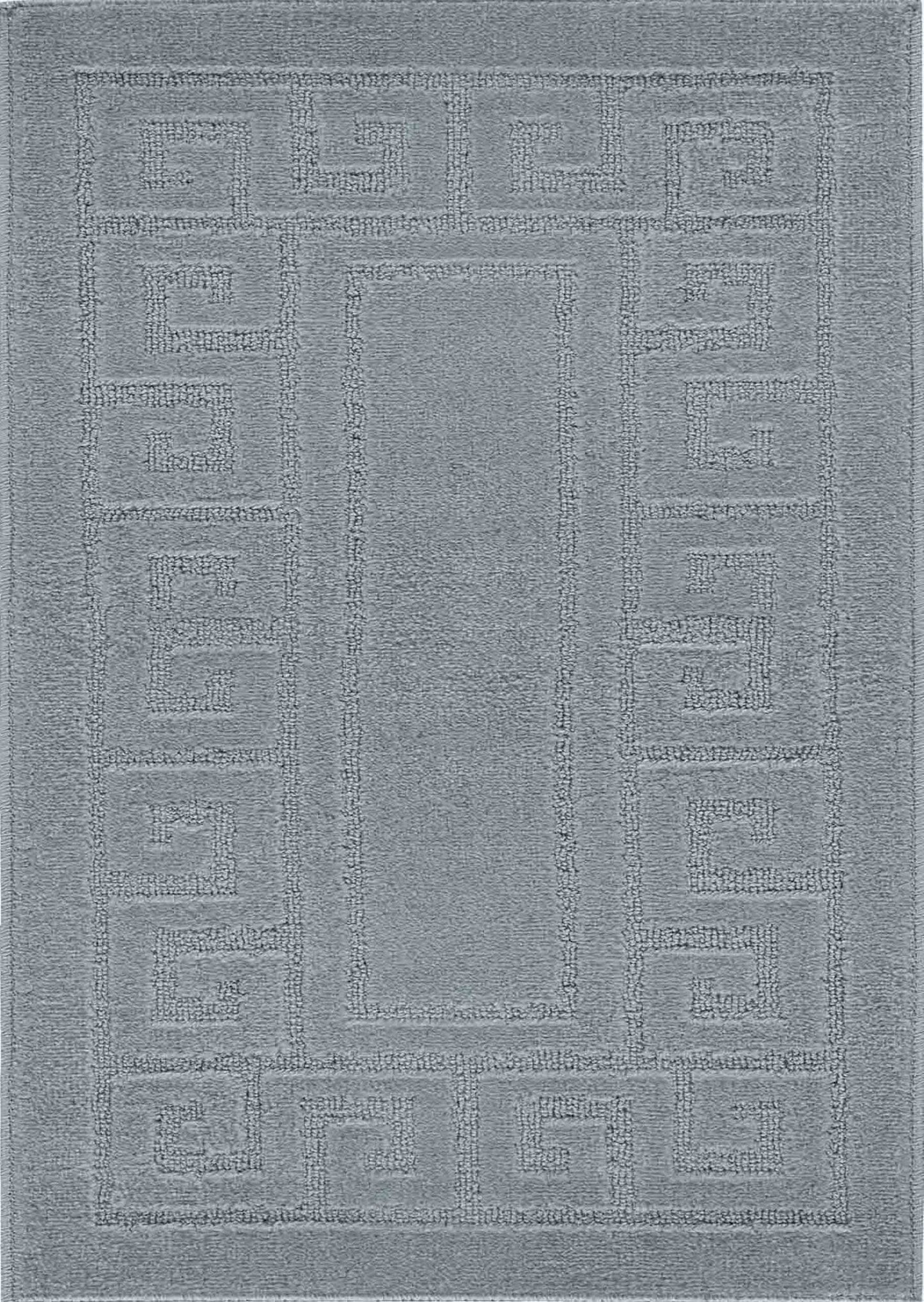 IVY Greek Key Door Mat - Dark Grey