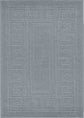 Ivy Minimalist Non-Slip Mat - Greek Key Silver