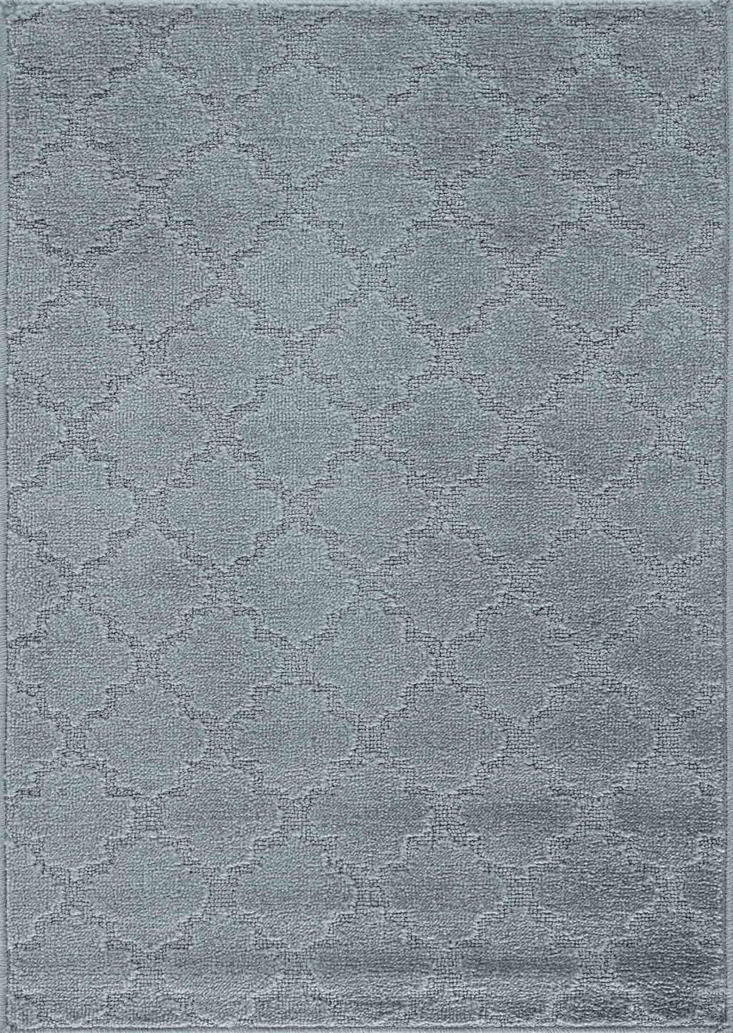 Ivy Minimalist Non-Slip Mat - Trellis Navy