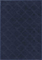 Ivy Minimalist Non-Slip Mat - Trellis Navy