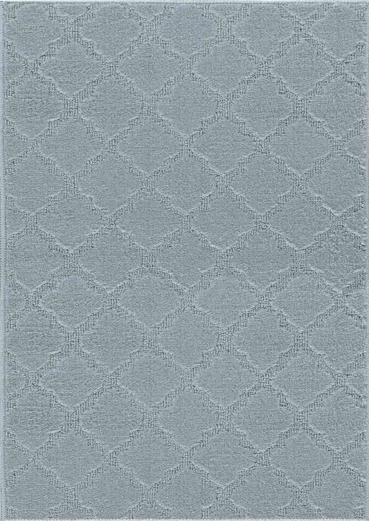 Silver Ivy Trellis door mat, flat portrait view