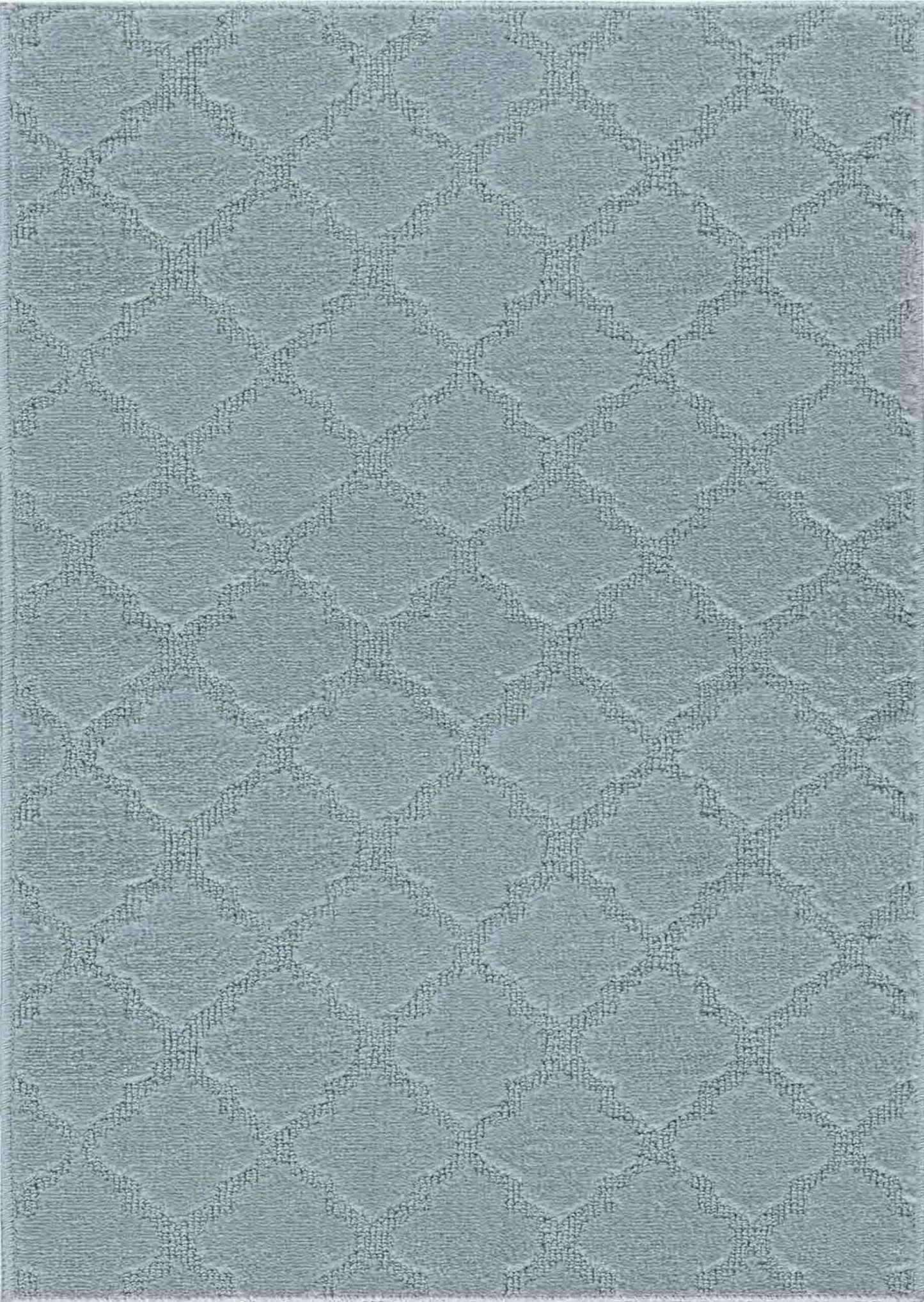 Ivy Minimalist Non-Slip Mat - Trellis Navy