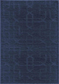 Navy Blue Ivy Siam door mat, flat portrait view