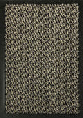 Beige Leyla heavy duty mat, flat portrait view 2