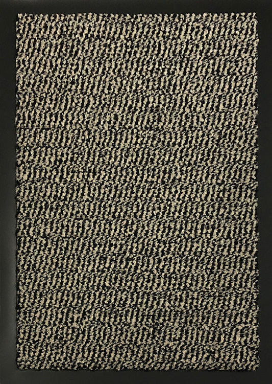 Beige Leyla heavy duty mat, flat portrait view 2