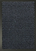 Blue Leyla heavy duty mat, flat portrait view 2