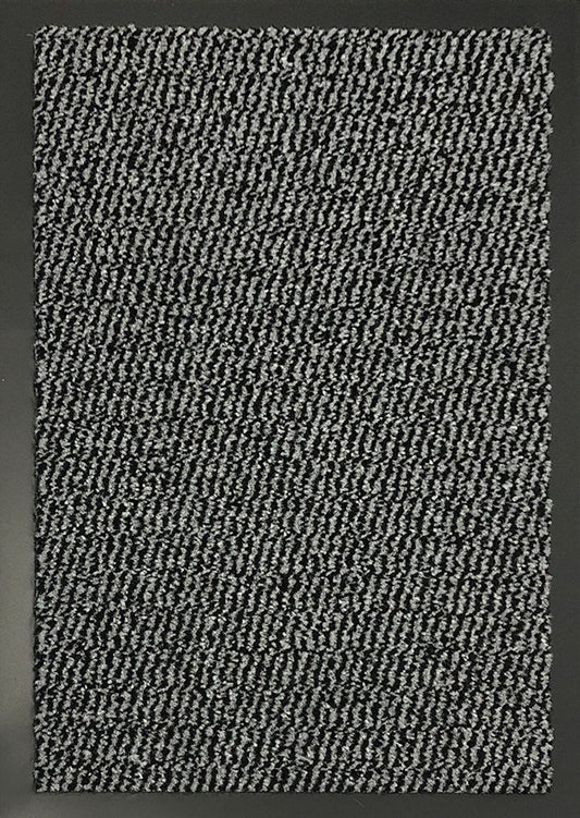 Silver Leyla heavy duty mat, flat portrait view 2