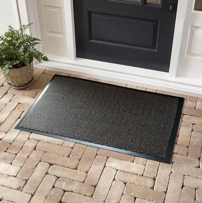 Brown Leyla heavy duty mat, doormat view
