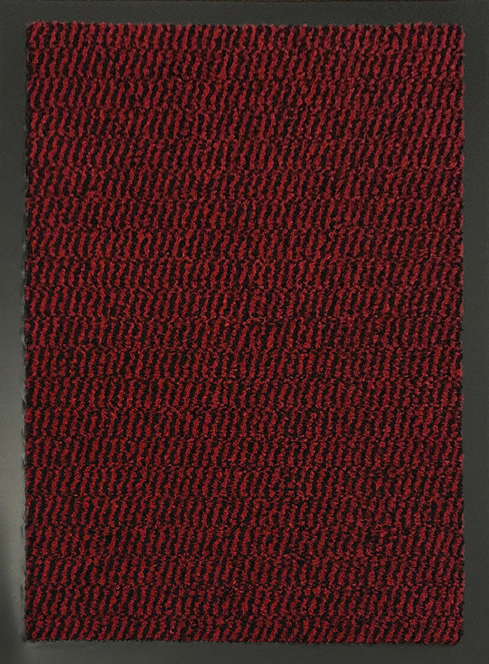 Leyla Barrier Door Mat - Red