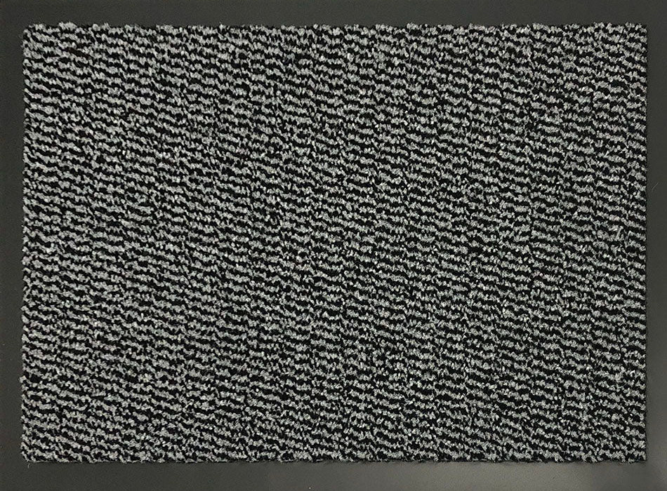 Leyla Barrier Door Mat - Silver Grey