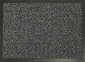 Silver Leyla heavy duty mat, flat portrait view