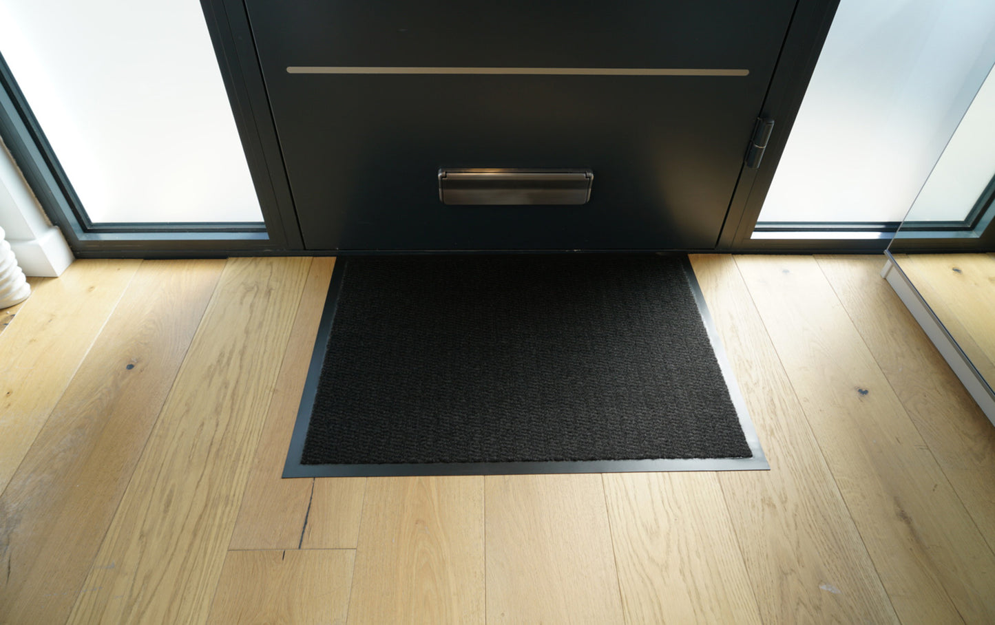 Leyla Barrier Door Mat - Charcoal