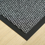 Leyla Barrier Door Mat - Silver Grey