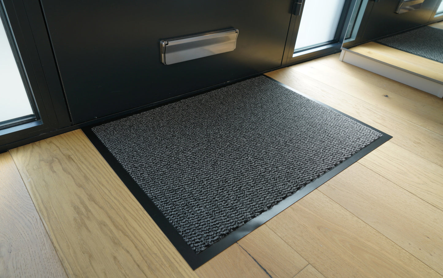Leyla Barrier Door Mat - Silver Grey