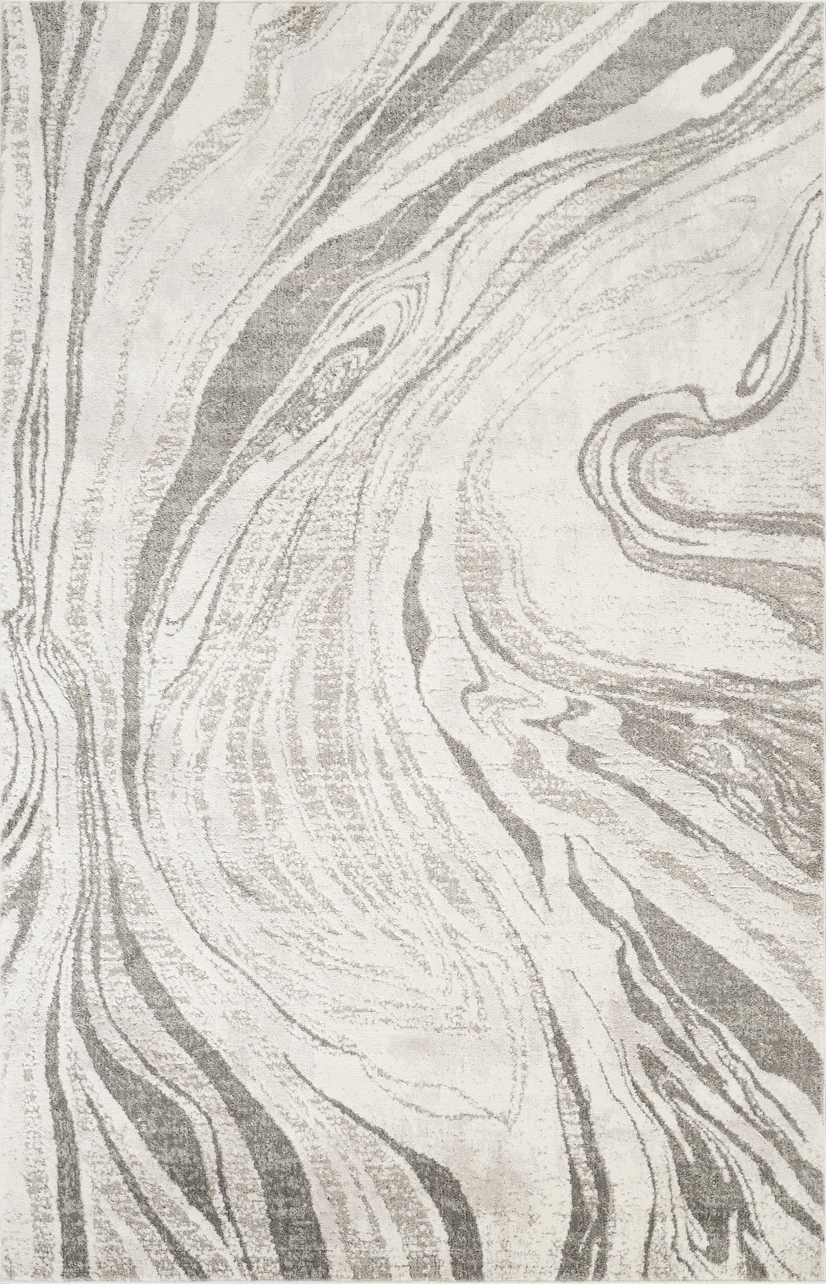 Mabel Abstract patterned rug, flat portrait view