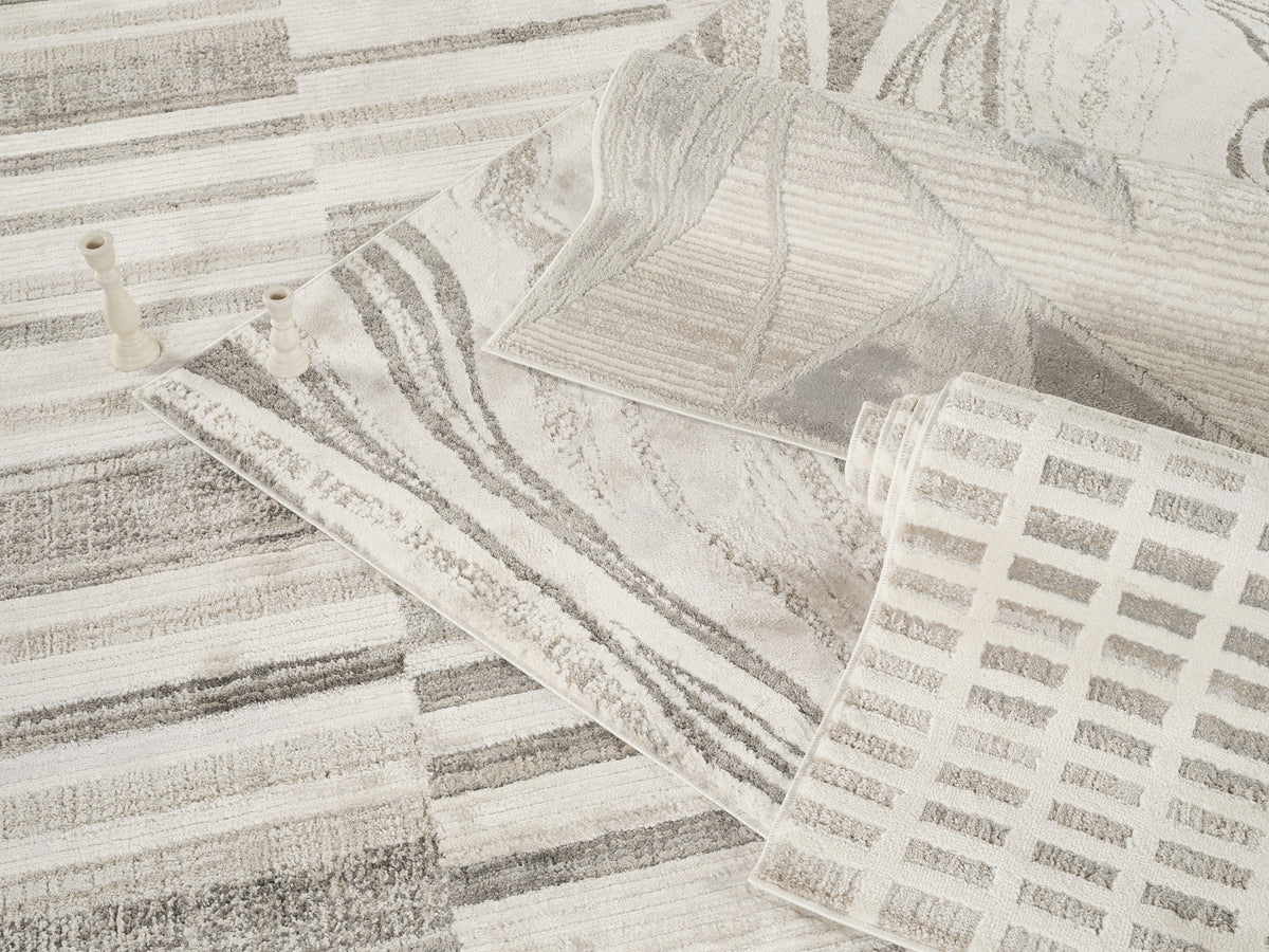 Mabel Gem patterned rug, styled view 2