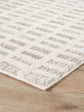 Mabel Grid patterned rug, close-up pile detail 2